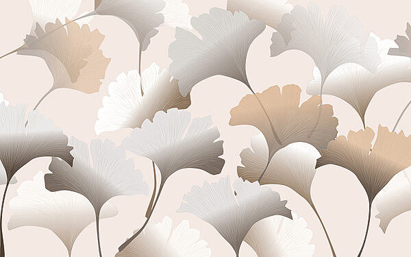 Gros plan sur un motif de feuilles Gros plan sur un motif de feuilles