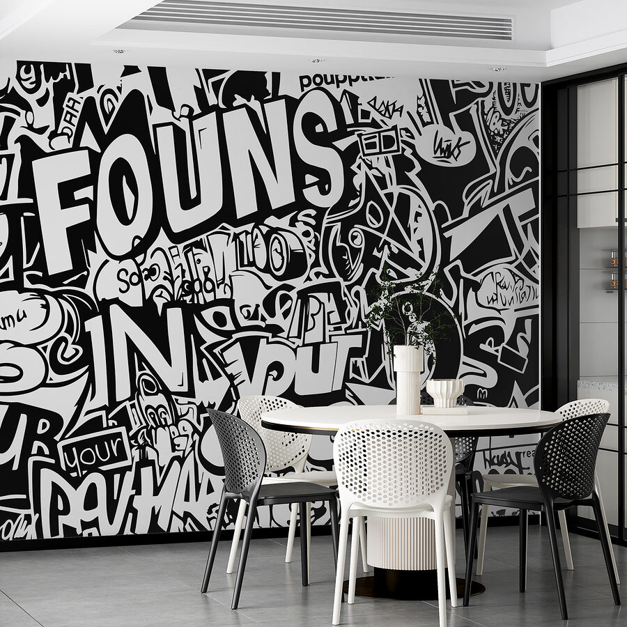 Une image de mots en noir et blanc Une image de mots en noir et blanc