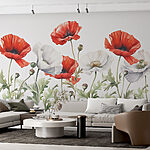 Papier peint Gros plan sur les fleurs