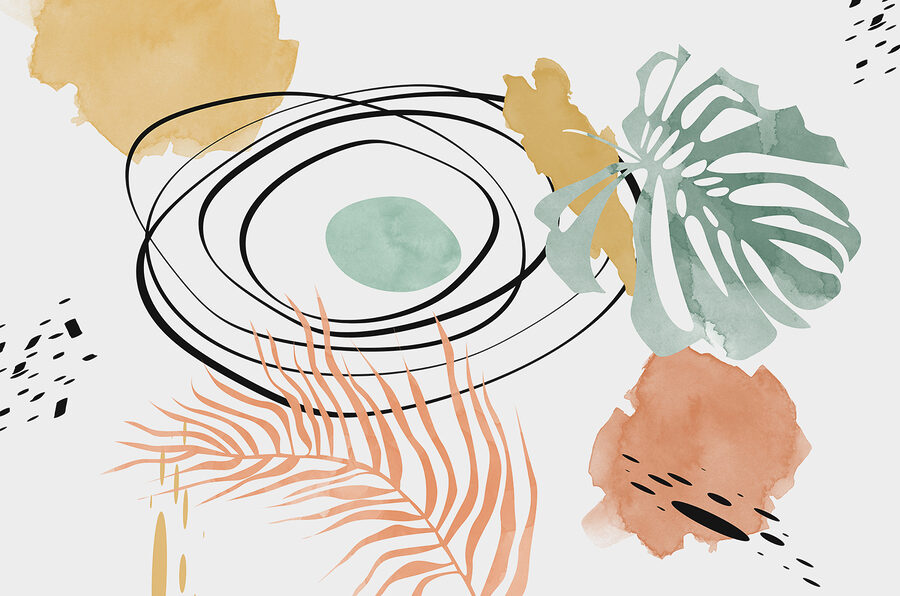 Gros plan sur une peinture