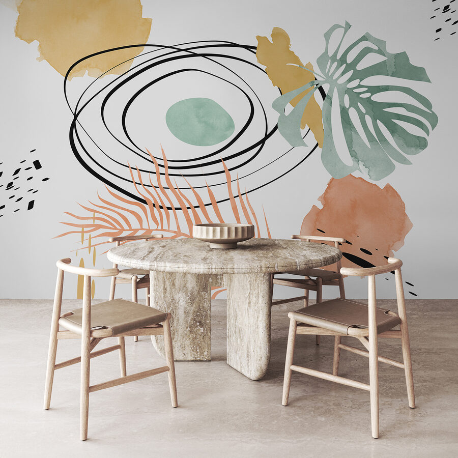 Gros plan sur une peinture