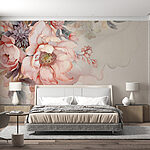 Papier peint Gros plan sur les fleurs