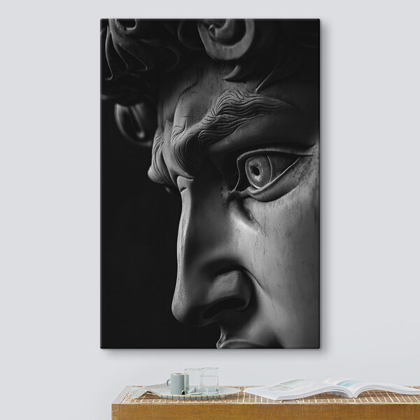 Statue d’un visage d’homme Statue d’un visage d’homme