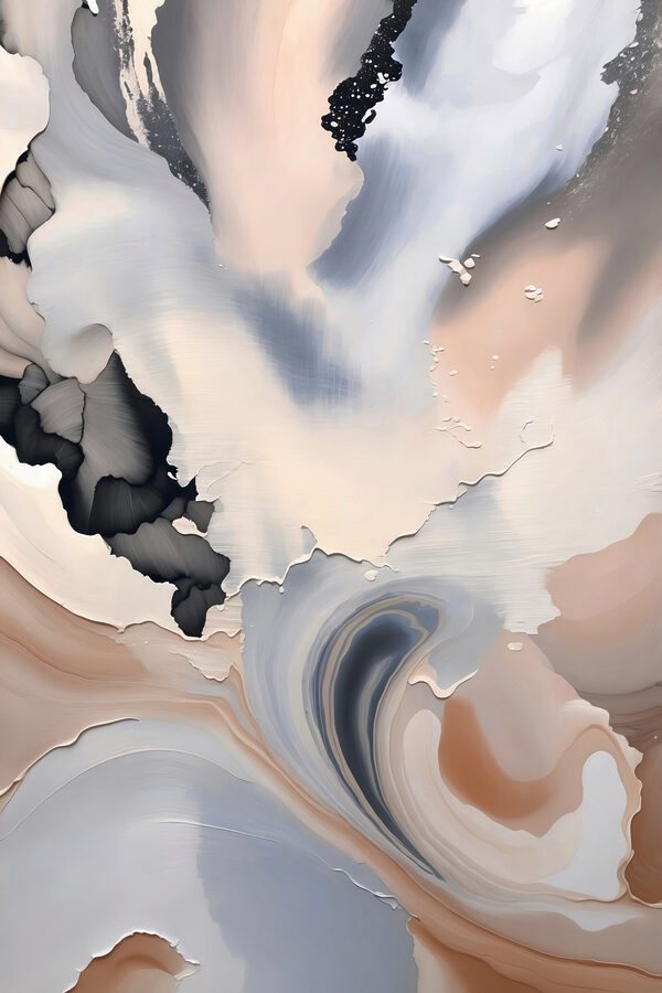 Gros plan sur une peinture Gros plan sur une peinture