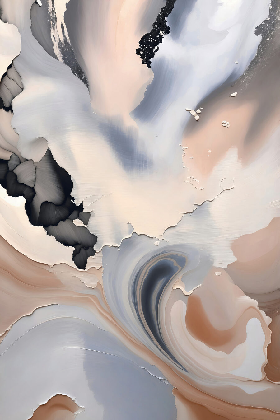 Gros plan sur une peinture