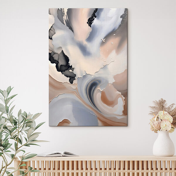 Gros plan sur une peinture Gros plan sur une peinture