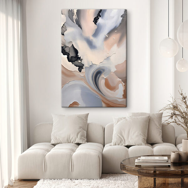 Gros plan sur une peinture Gros plan sur une peinture