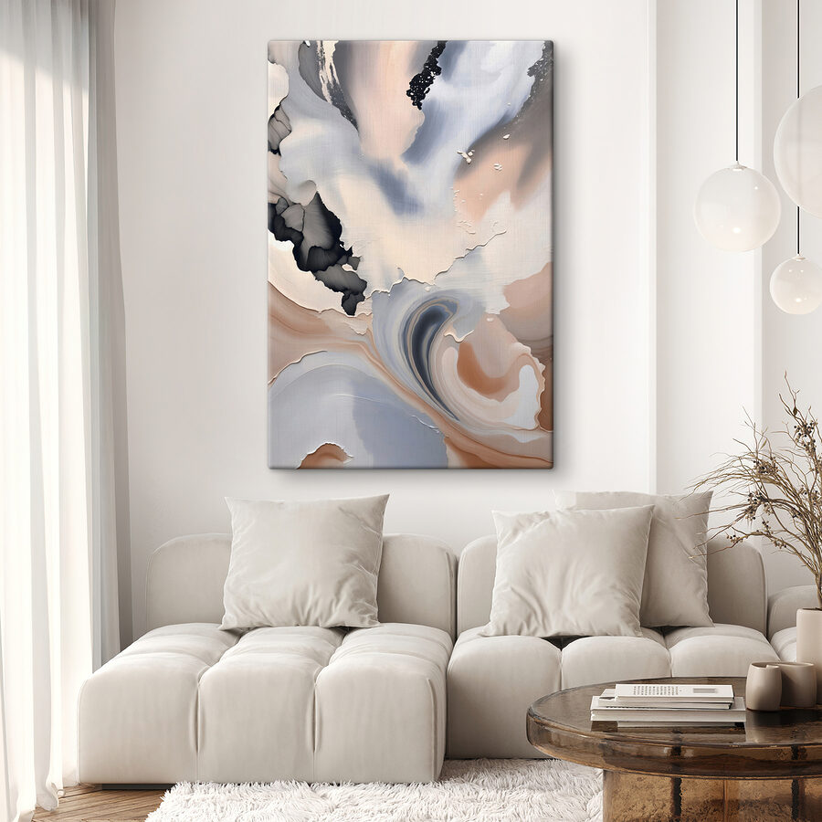 Gros plan sur une peinture