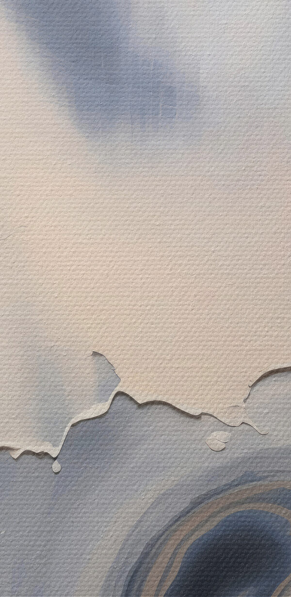 Gros plan sur une peinture Gros plan sur une peinture