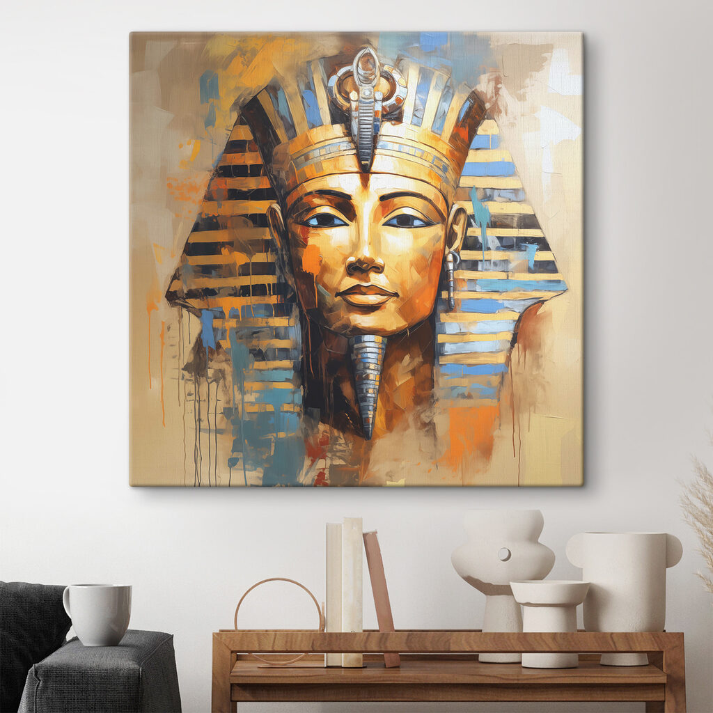 A painting of a egyptian queen A painting of a egyptian queen