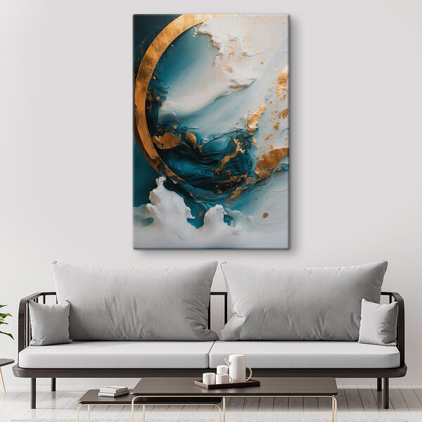Gros plan sur une peinture Gros plan sur une peinture