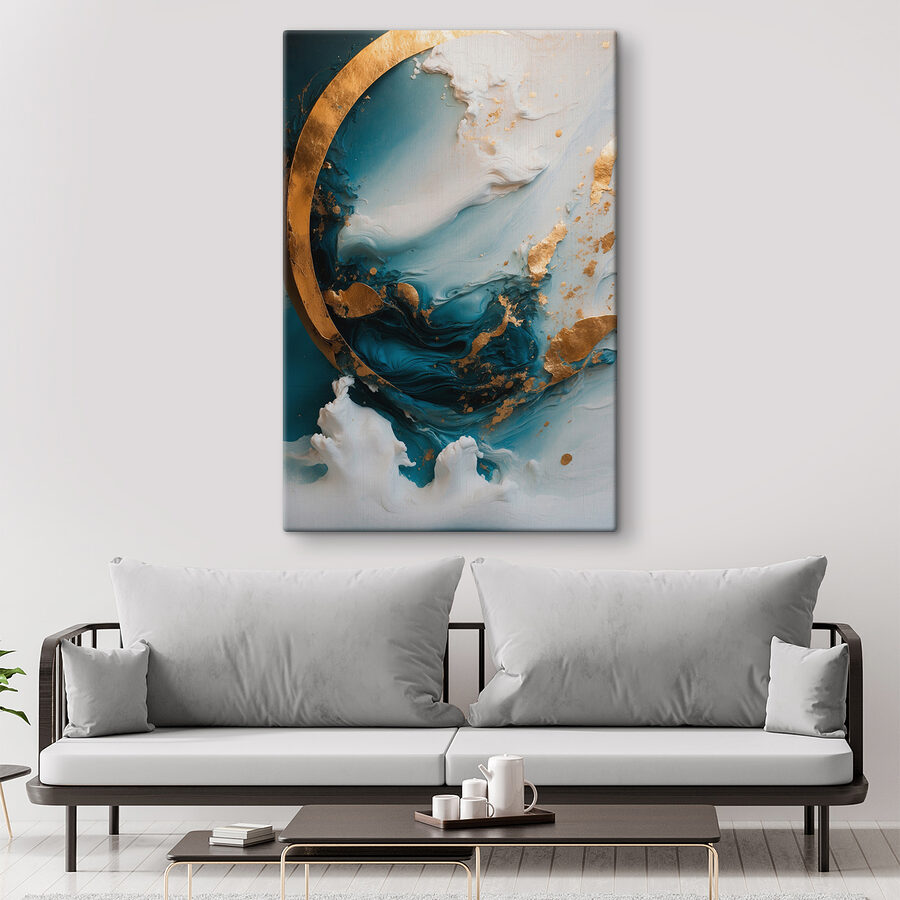 Gros plan sur une peinture