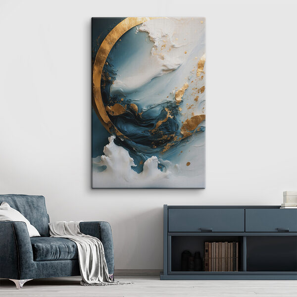 Gros plan sur une peinture Gros plan sur une peinture