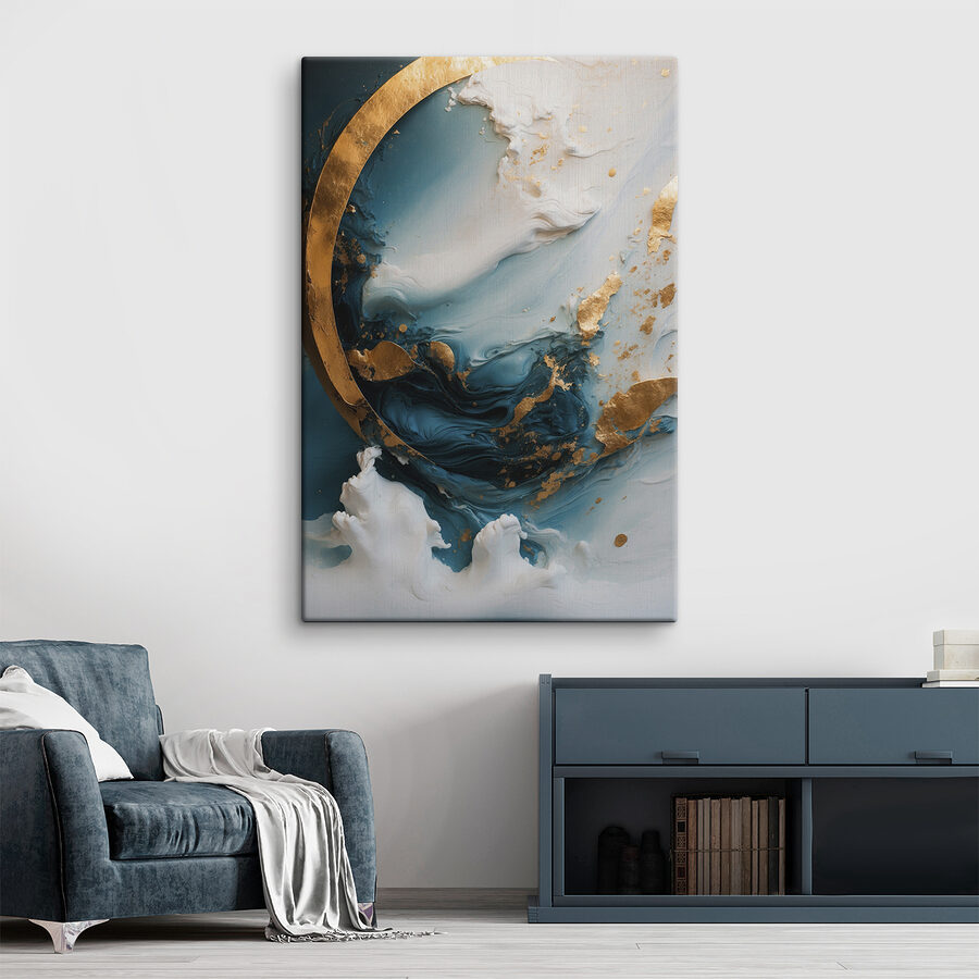 Gros plan sur une peinture
