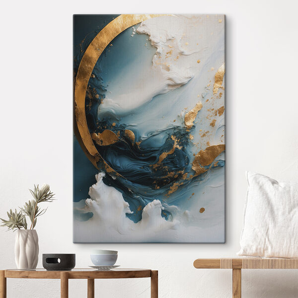 Gros plan sur une peinture Gros plan sur une peinture