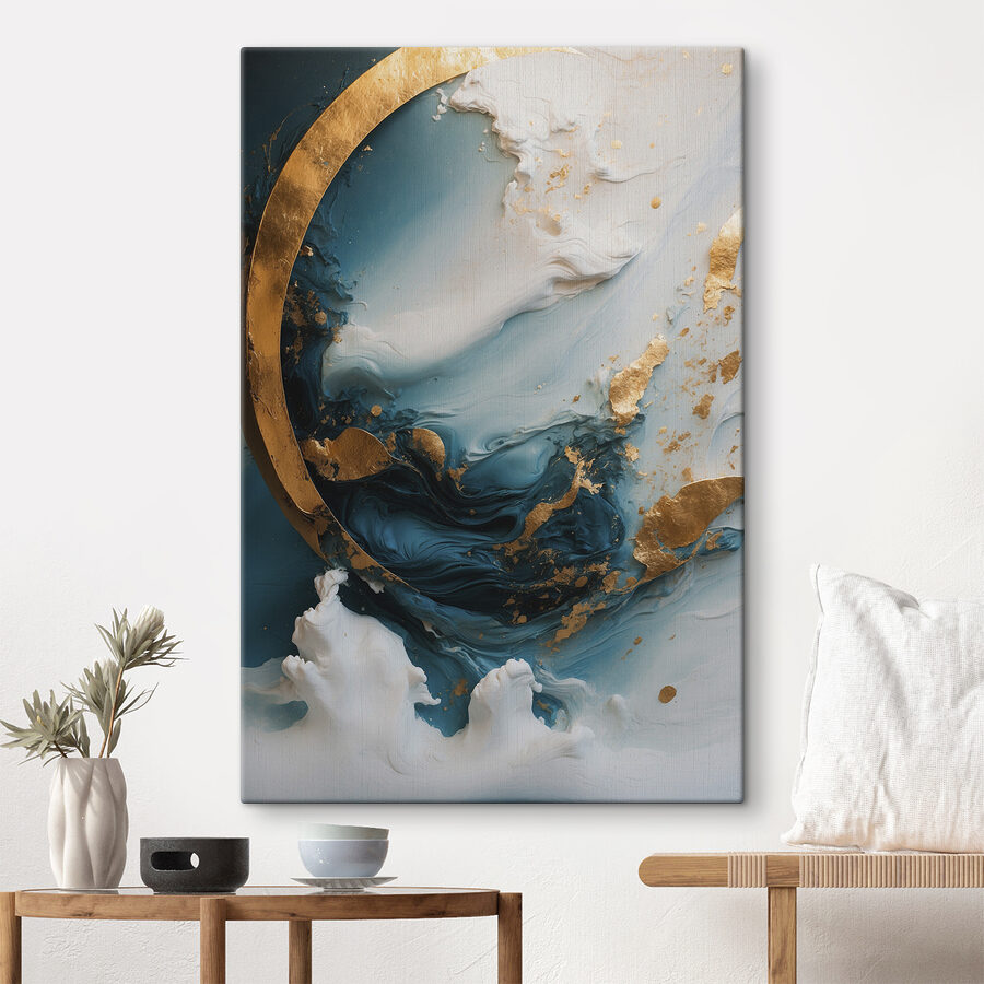 Gros plan sur une peinture