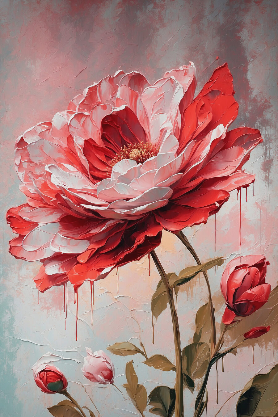 Peinture d'une fleur Peinture d'une fleur