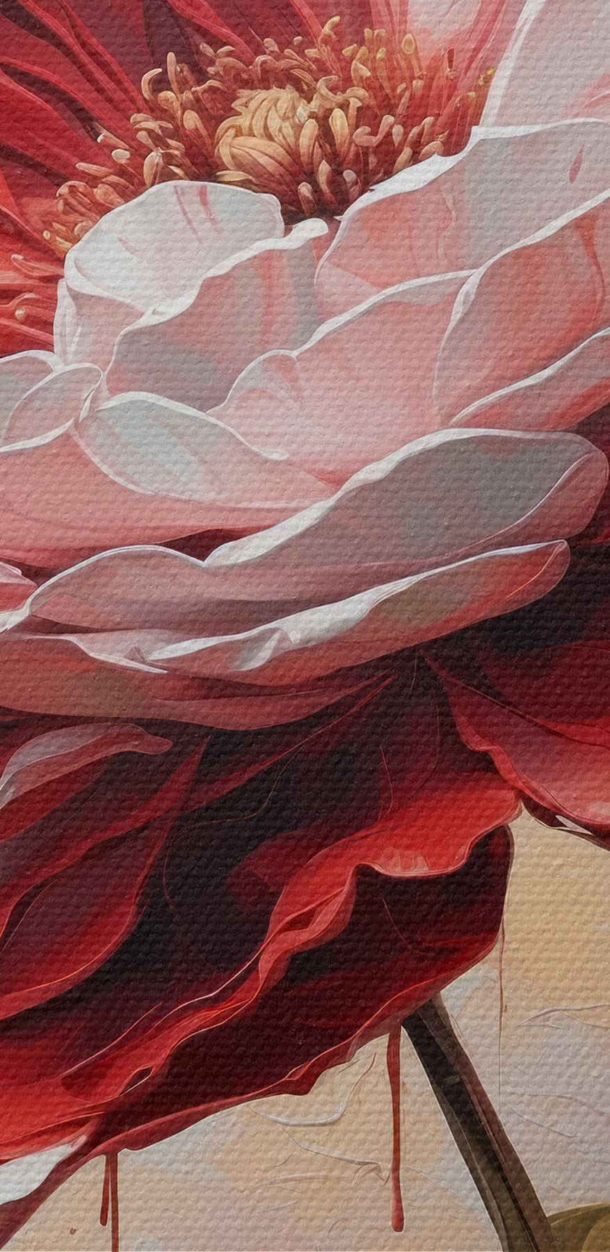 Peinture d'une fleur Peinture d'une fleur