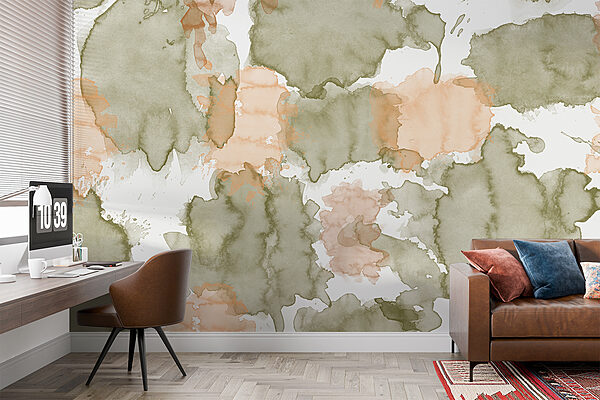 Gros plan sur une peinture Gros plan sur une peinture