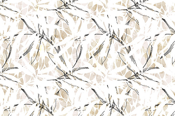 Un motif de feuilles sur une surface blanche Un motif de feuilles sur une surface blanche
