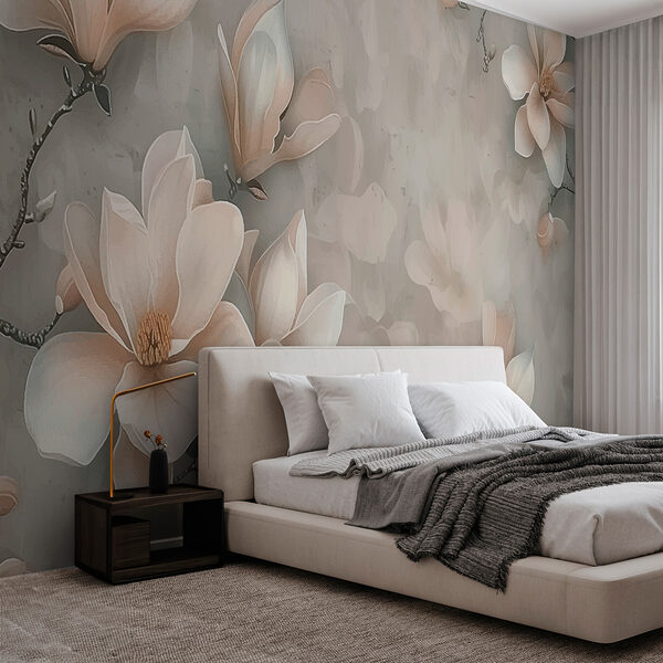 Papier peint Papier peint Gros plan sur les fleurs (UGS : w01293)