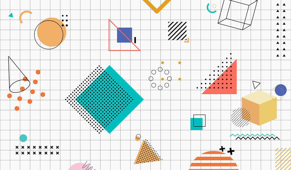 Un motif de formes géométriques Un motif de formes géométriques