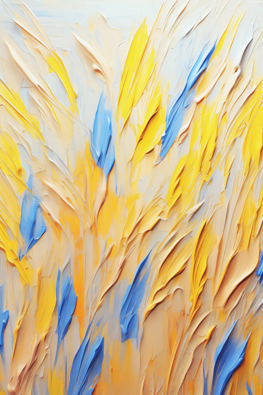 Gros plan sur une peinture Gros plan sur une peinture