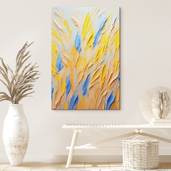 Gros plan sur une peinture Gros plan sur une peinture