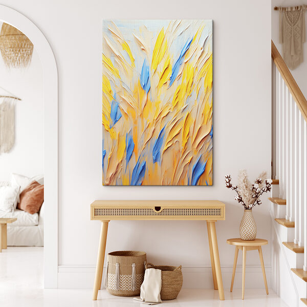 Gros plan sur une peinture Gros plan sur une peinture