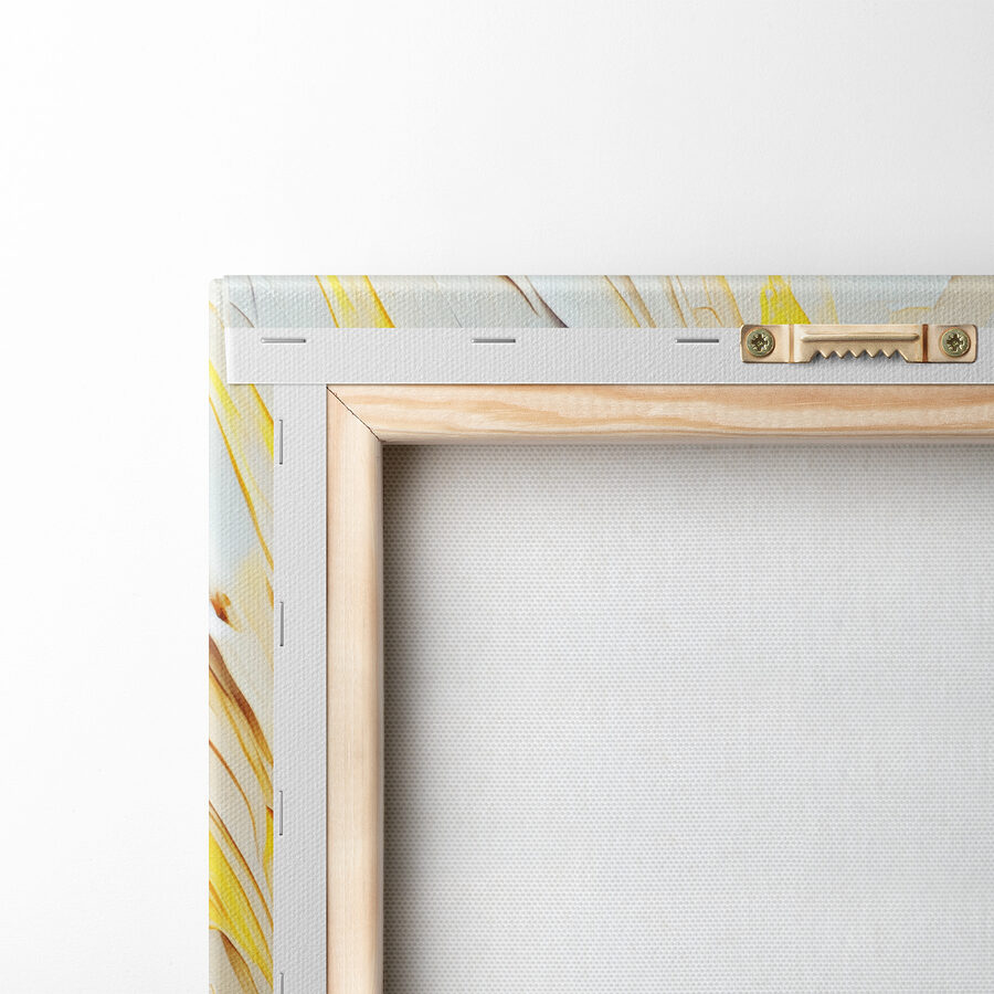 Gros plan sur une peinture Gros plan sur une peinture
