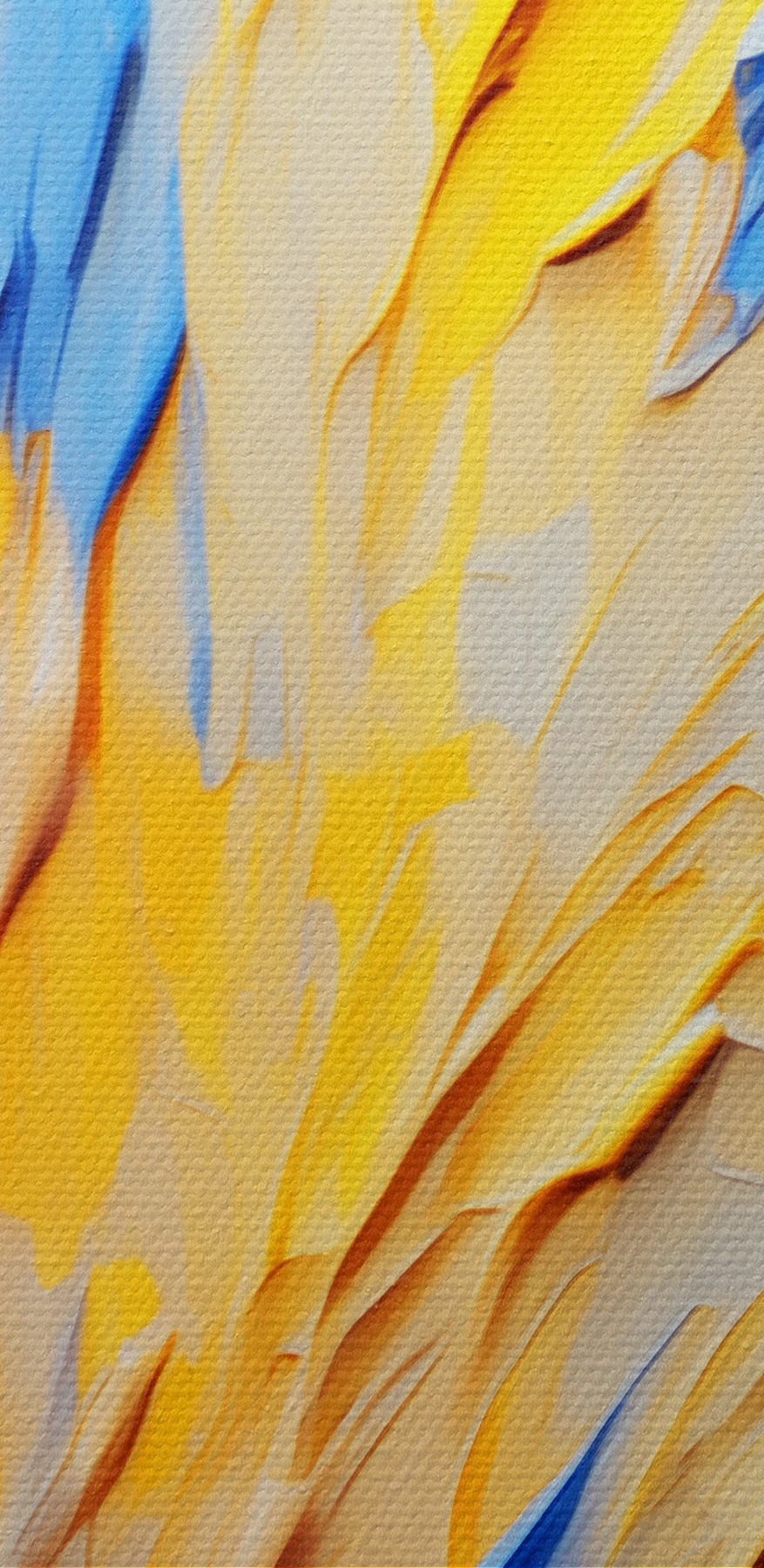 Gros plan sur une peinture Gros plan sur une peinture