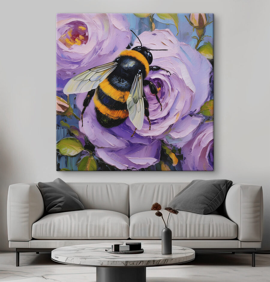 Une abeille sur une fleur Une abeille sur une fleur