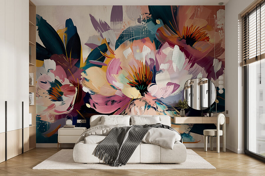 Un tableau de fleurs