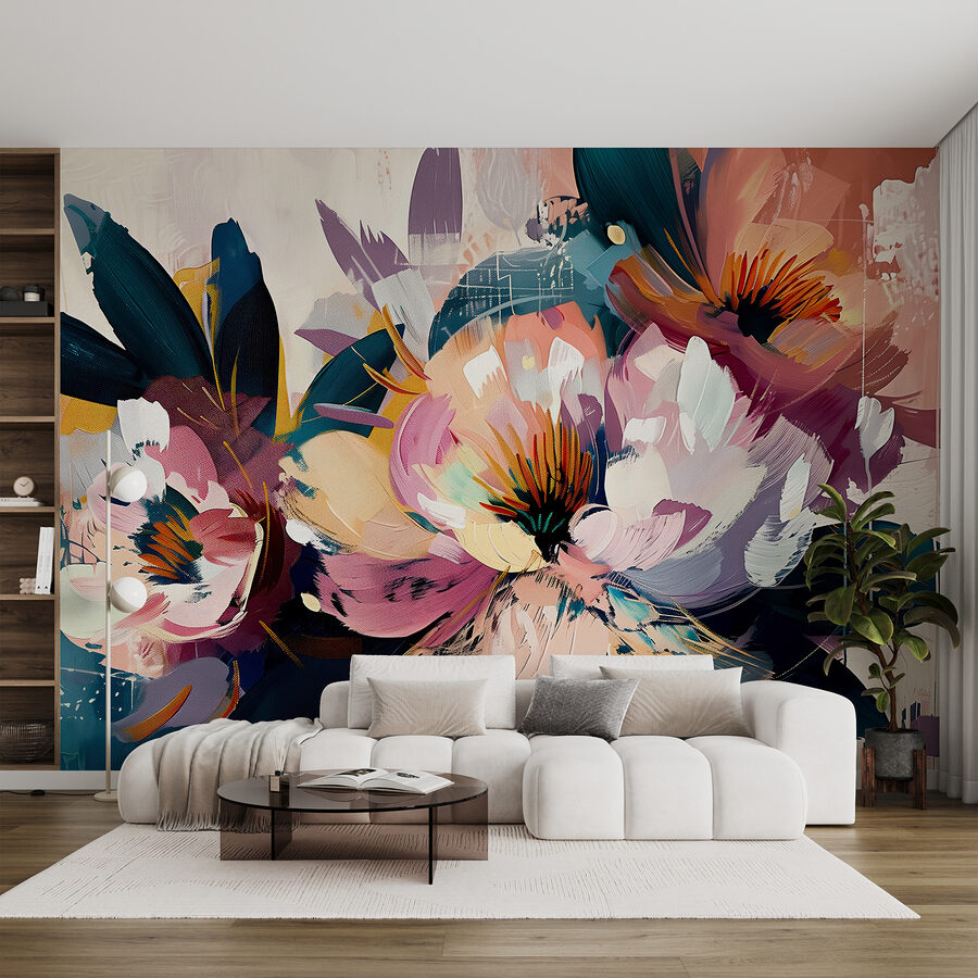 Un tableau de fleurs