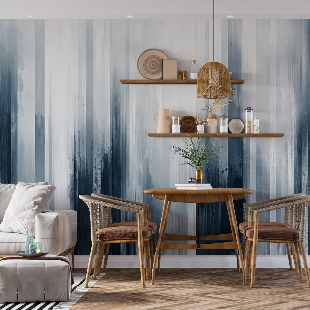 A close up of a painting