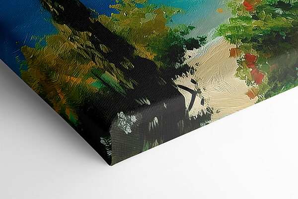 Peinture d'un bateau dans l'eau Peinture d'un bateau dans l'eau