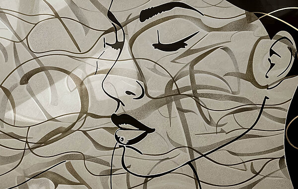 Dessin d'un visage de femme Dessin d'un visage de femme