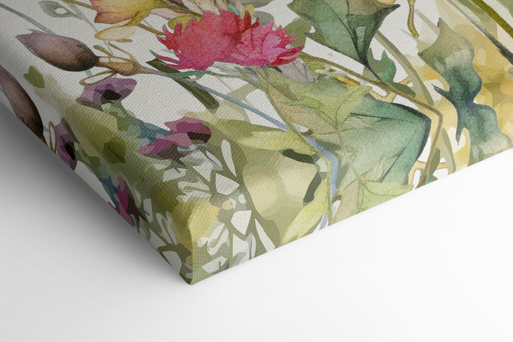 A watercolor painting of flowers A watercolor painting of flowers