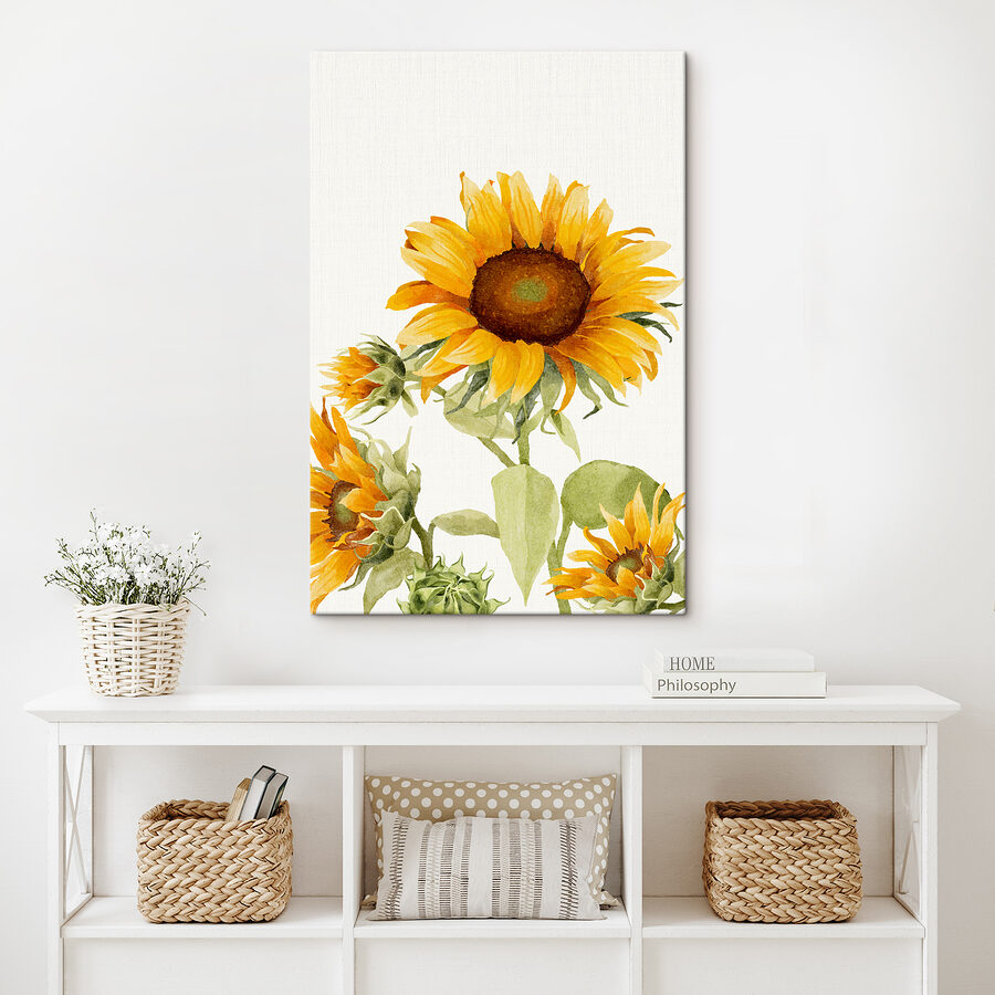 Tableaux Gros plan sur un tournesol – Image 2