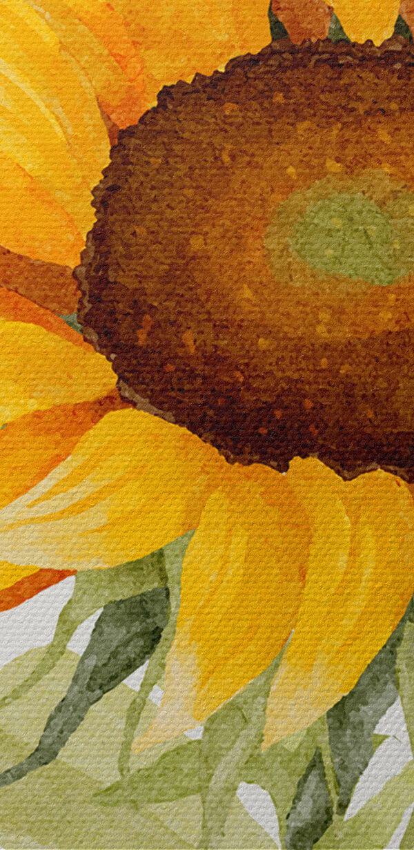 Gros plan sur un tournesol Gros plan sur un tournesol