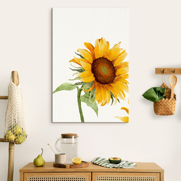Gros plan sur un tournesol Gros plan sur un tournesol