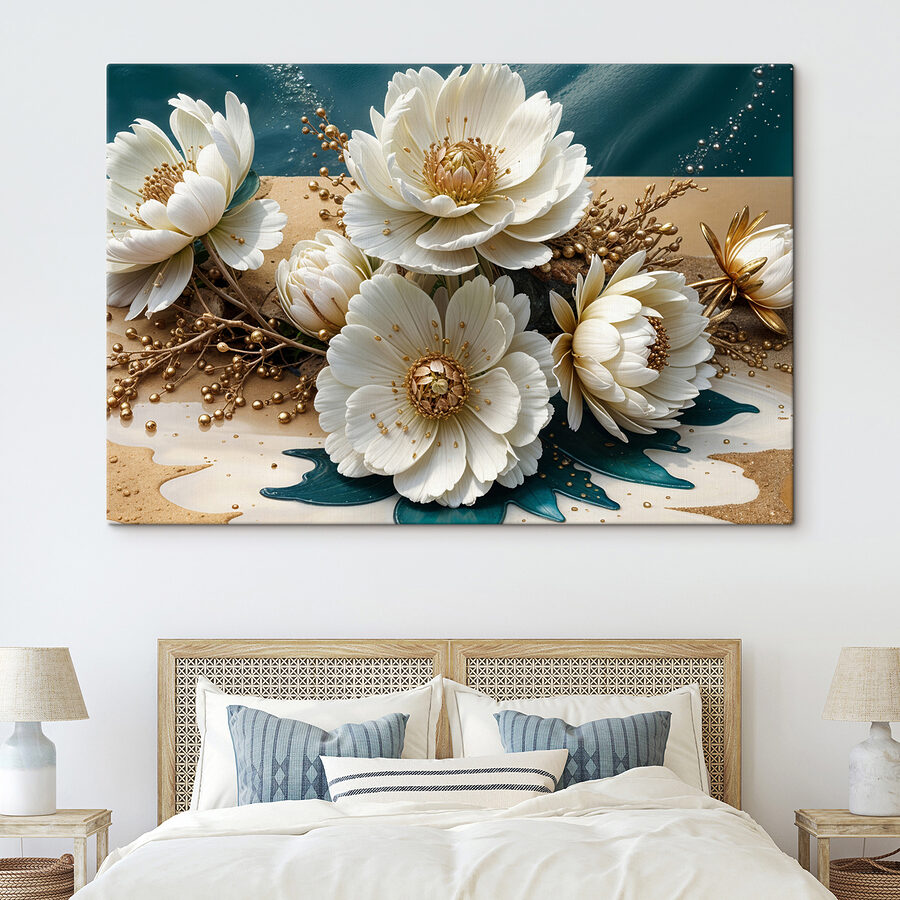 Groupe de fleurs blanches Groupe de fleurs blanches