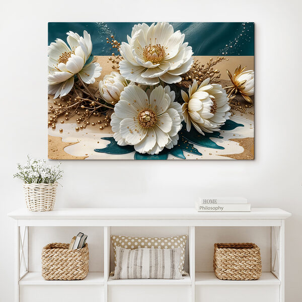 Groupe de fleurs blanches Groupe de fleurs blanches