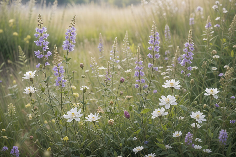 Champ de fleurs