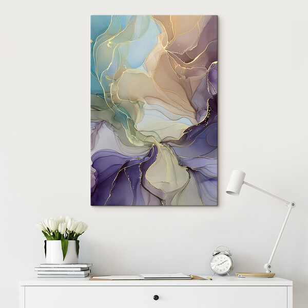 Gros plan sur une peinture Gros plan sur une peinture