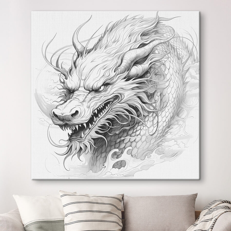 Dessin d'un dragon