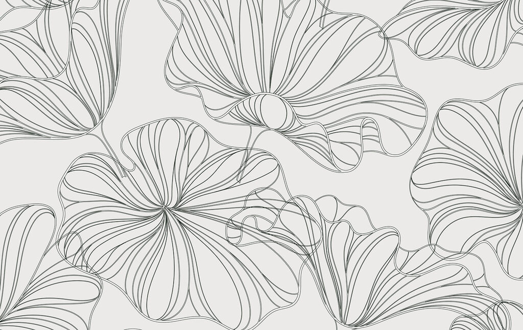 Motif de fleurs sur fond blanc Motif de fleurs sur fond blanc