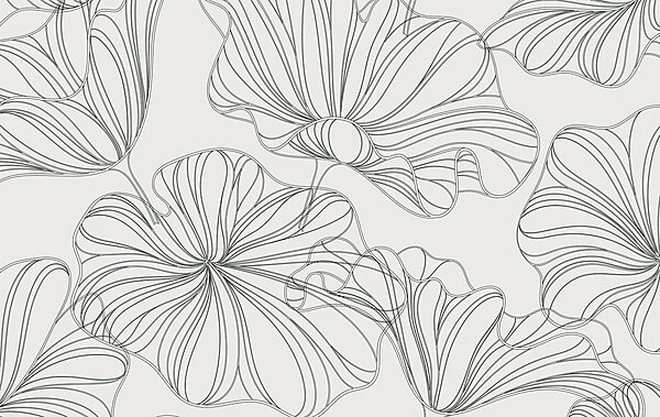 Motif de fleurs sur fond blanc Motif de fleurs sur fond blanc