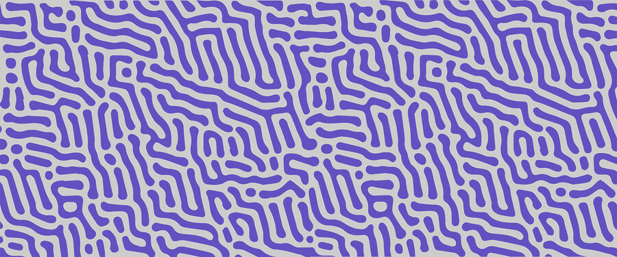 Papier peint Motif violet et blanc – Image 3
