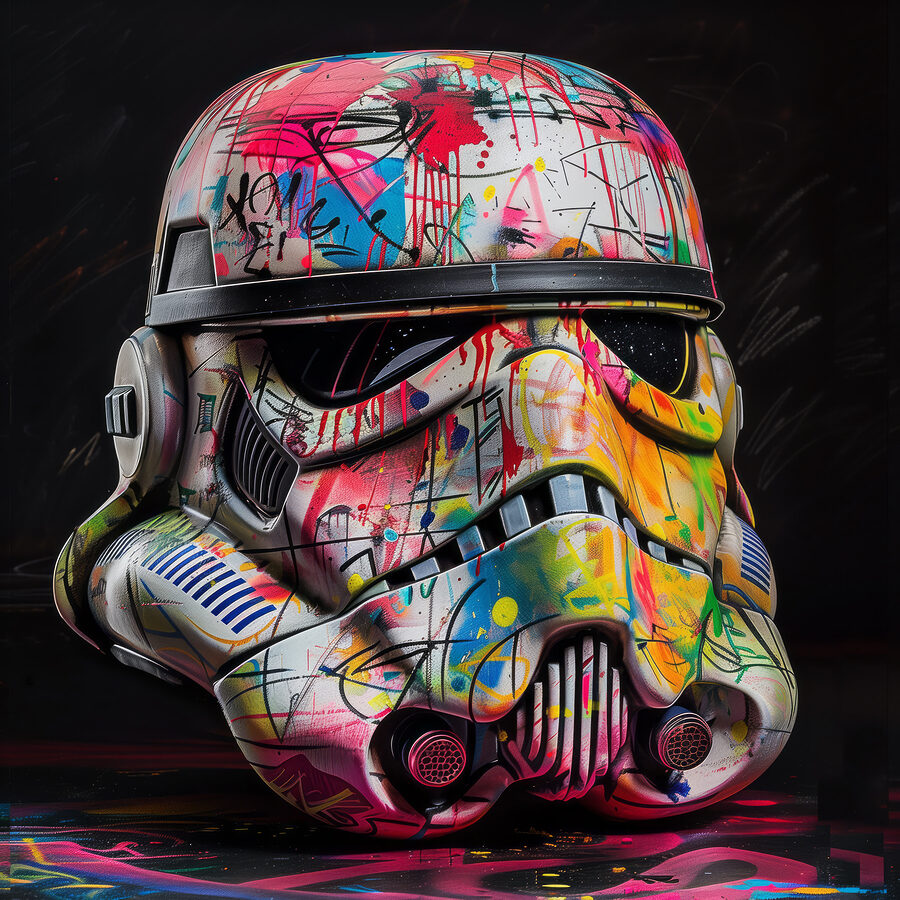 Casque coloré de soldat de la tempête Casque coloré de soldat de la tempête